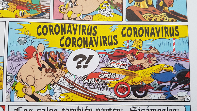 Coronavirus asterix