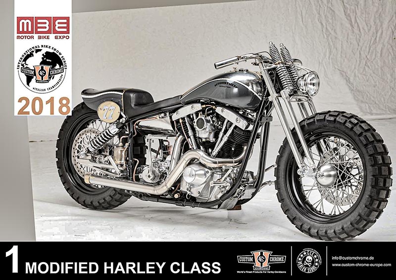 Setenta y siete Old Custom Flames