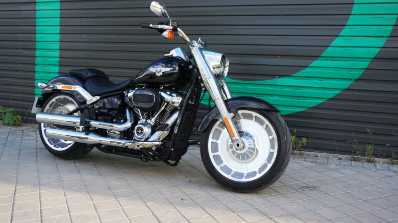 Harley davidson cheap fat boy average